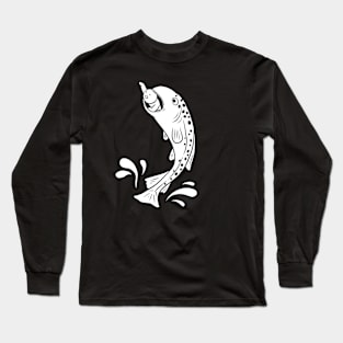 Deep trout ate me Long Sleeve T-Shirt